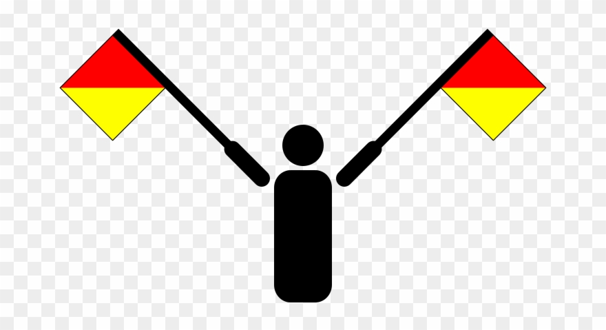 Flag Semaphore Communicating The Letter 'u' - Semaphore Letter U Clipart