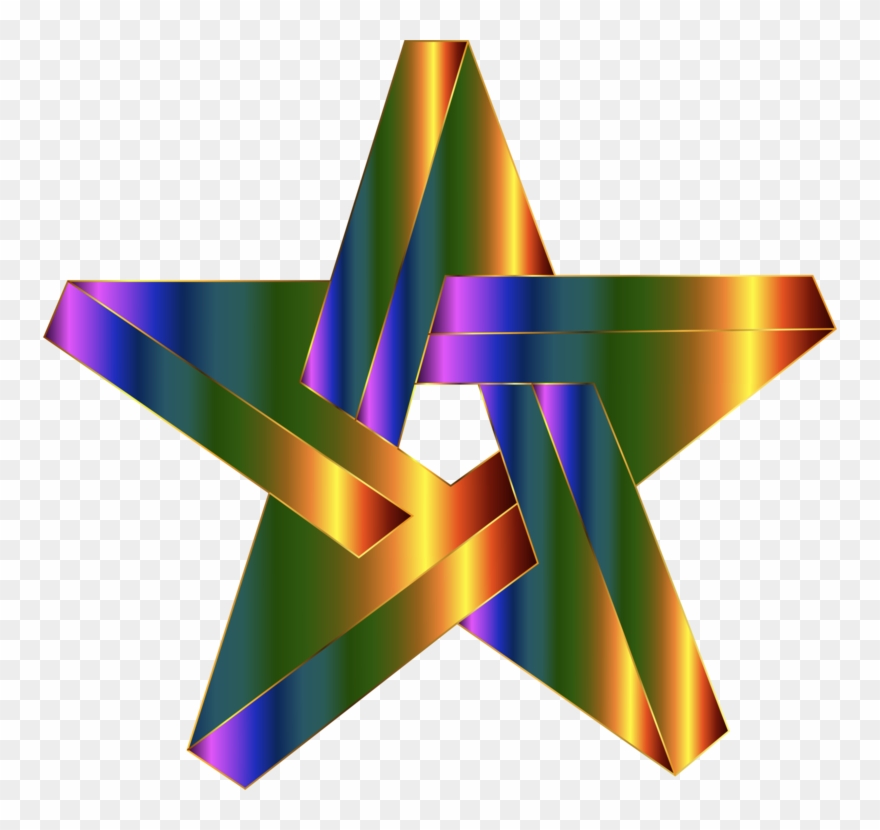 Optical Illusion Optics Remix Star - Optics Clipart