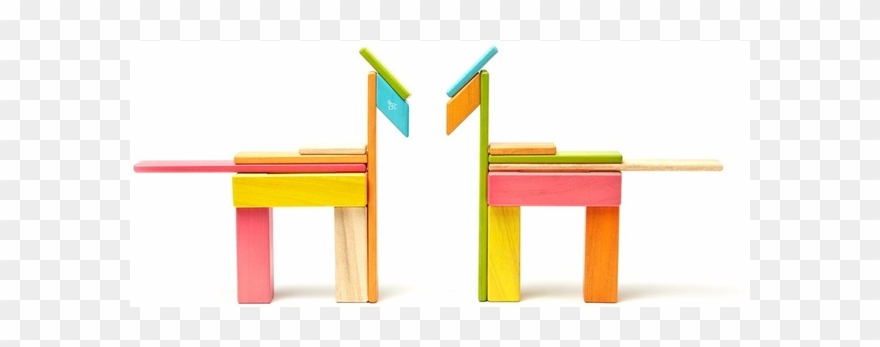Tegu Magnetic Wooden Blocks 24pc - 24 Piece Tegu Magnetic Wooden Block Set (tints) Clipart