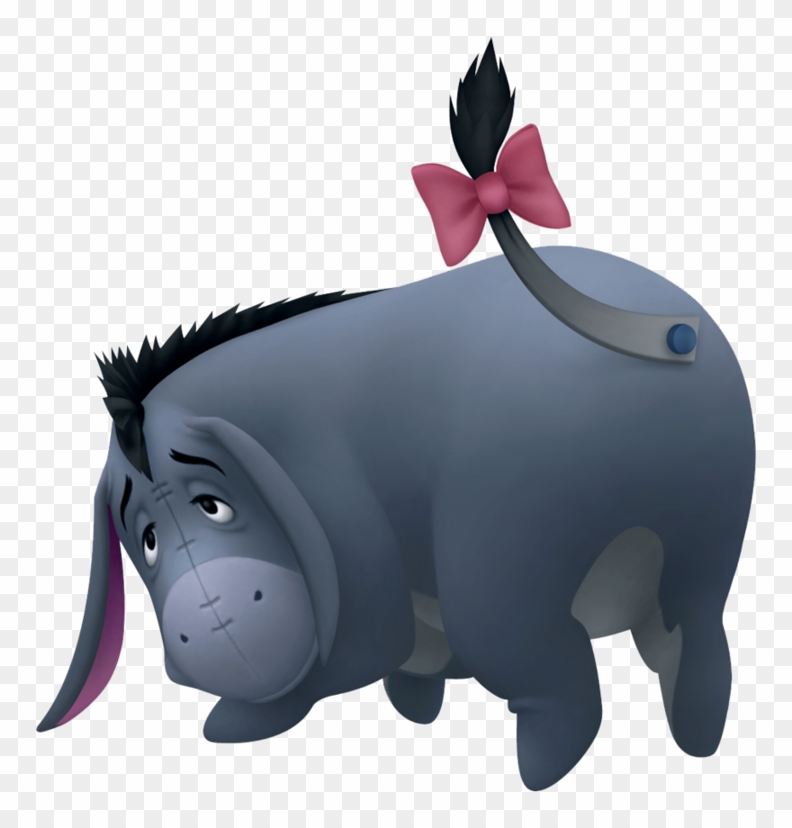 Eeyore Transparent Png - Kingdom Hearts Eeyore Clipart
