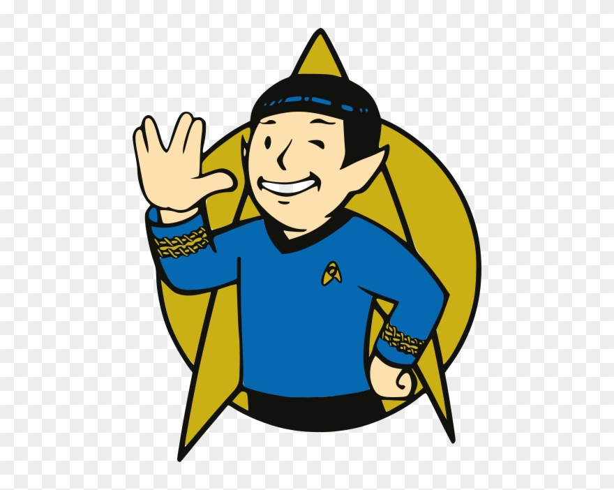 Star Trek Spock Fallout, Star Trek Spock Fallout - Vault Boy Star Trek Clipart