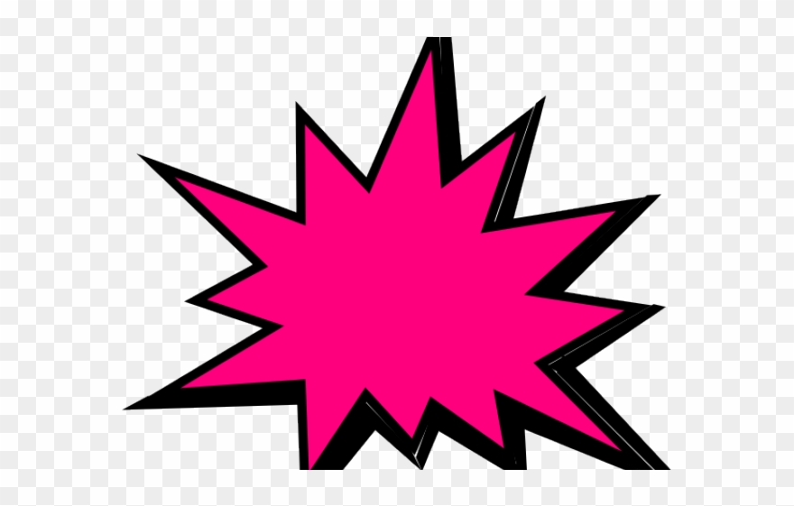 Stars Clipart Explosion - Clip Art - Png Download