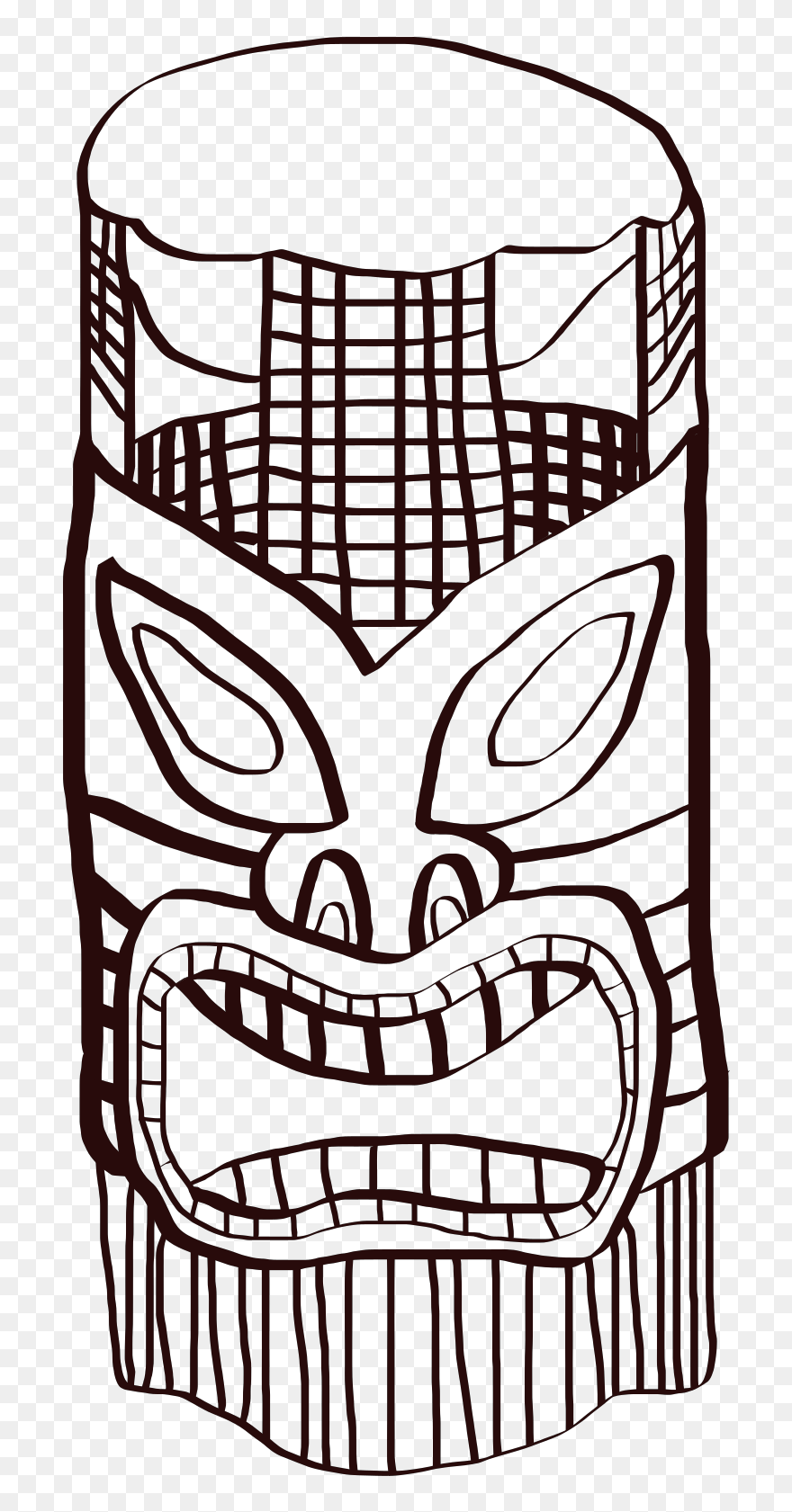 Vector Graphics - Tiki Clip Art - Png Download