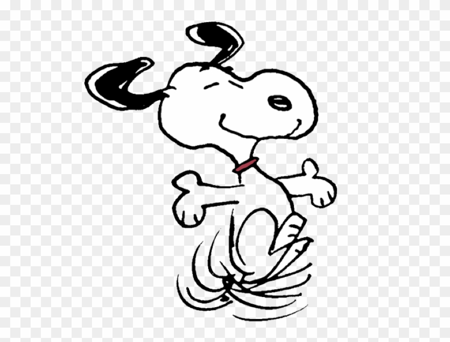 Snoopy - Picture11 - Dancing Dog Mousepad Clipart