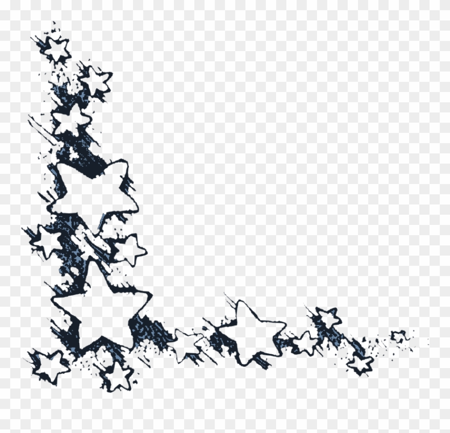 Page Corner Star Clipart 1 - Corner Png Transparent Png