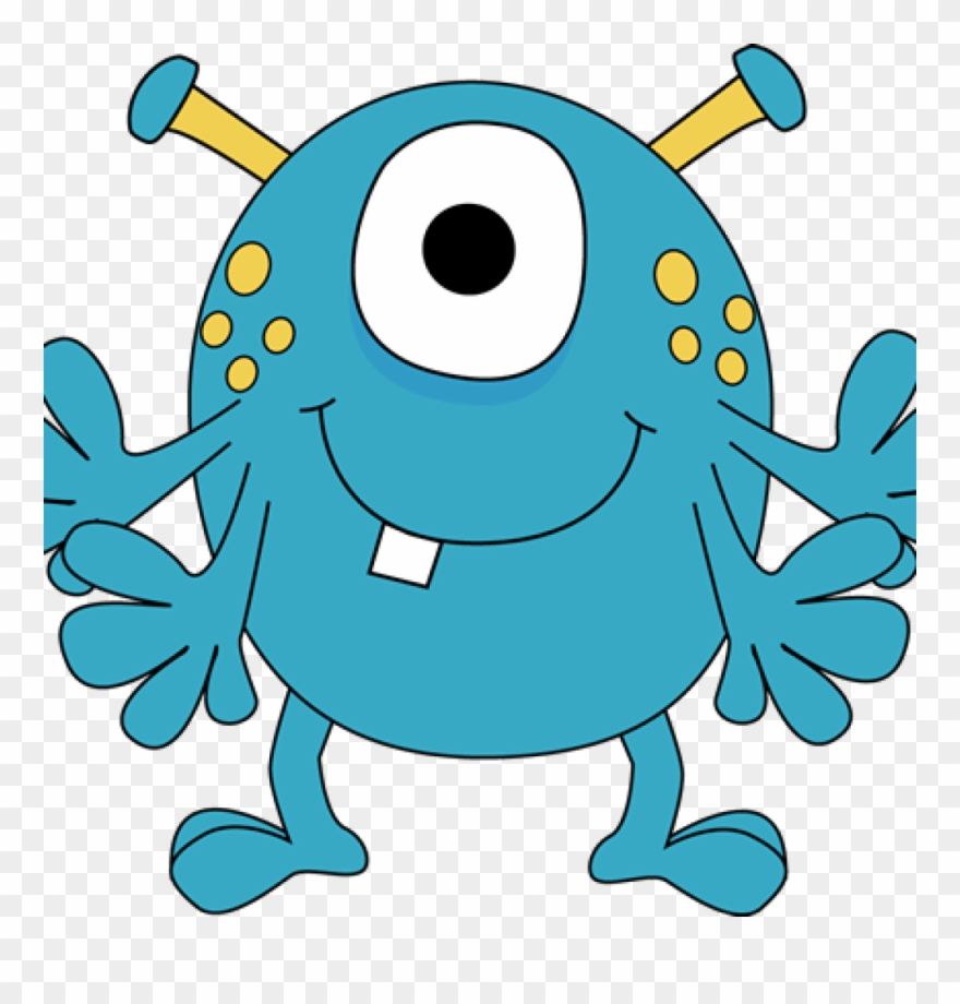 Monster Clipart Monster Clip Art Monster Images Free - Marcos Para Gafetes De Monstruos - Png Download