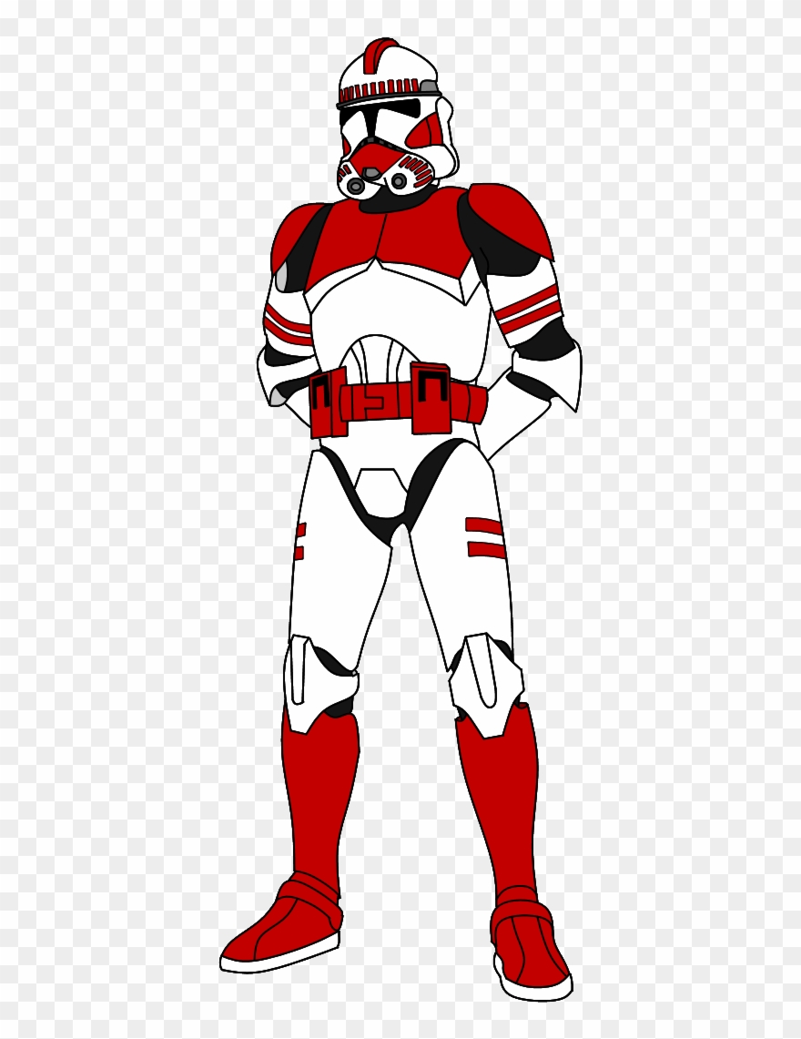 Clone Shock Trooper By Fbombheart - Shock Trooper Png Clipart