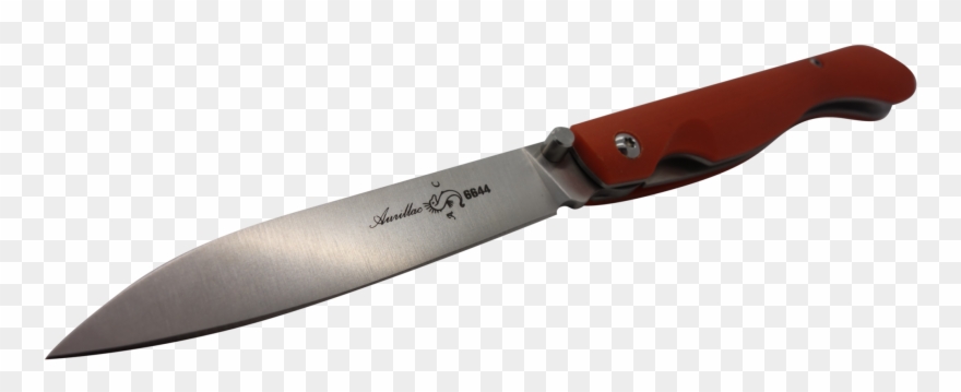 Aurillac Orange G10 Handle Linerlock Folding Knife - Utility Knife Clipart