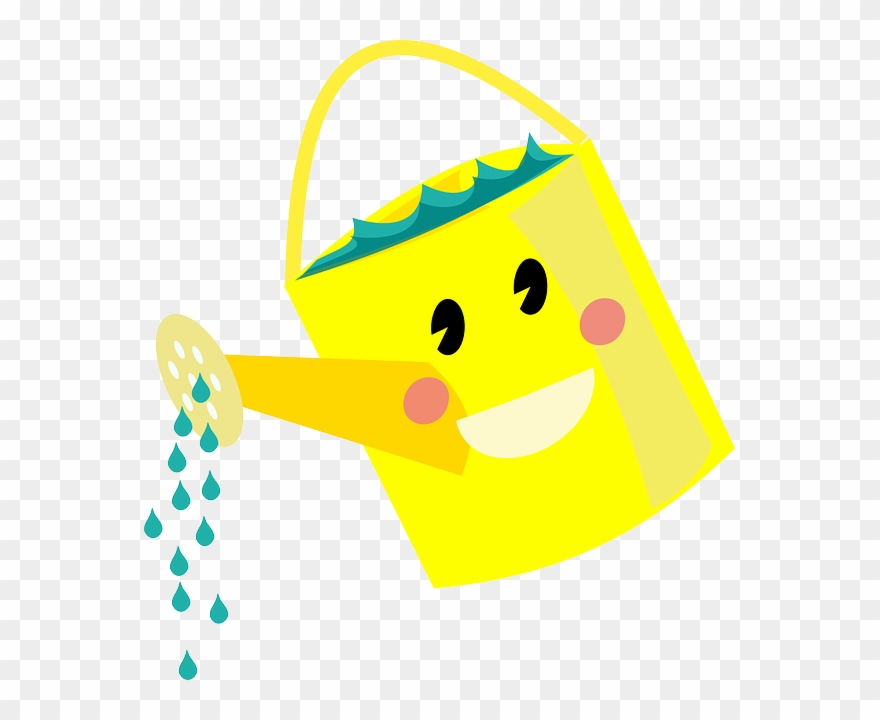 Watering Cans Splash - Watering Can Cute Clipart - Png Download