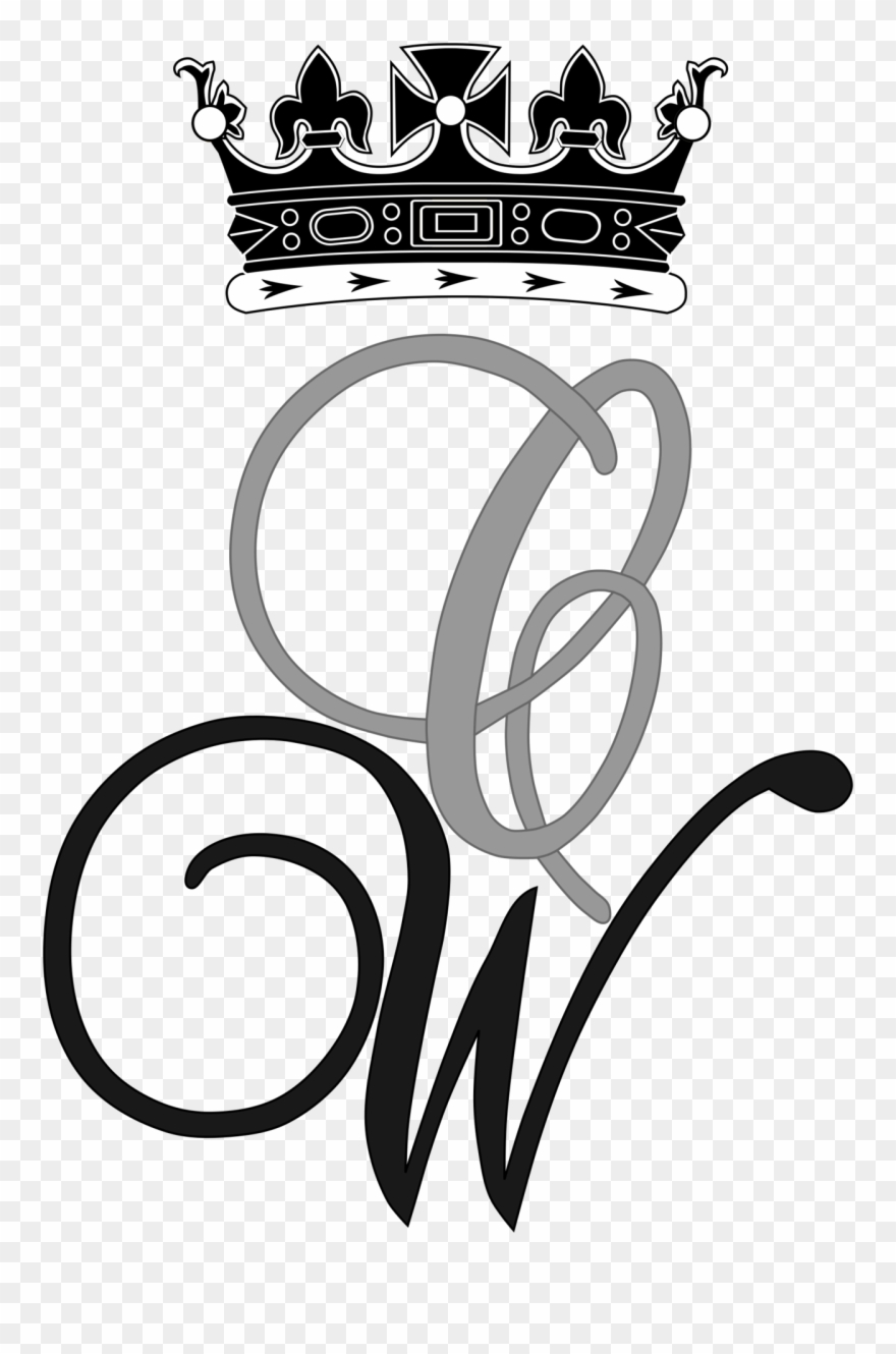 Open - William And Kate Monogram Clipart