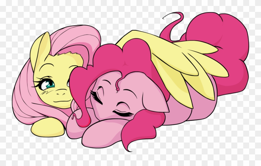 Cuddling Clipart Comforting - Pinkie Pie - Png Download