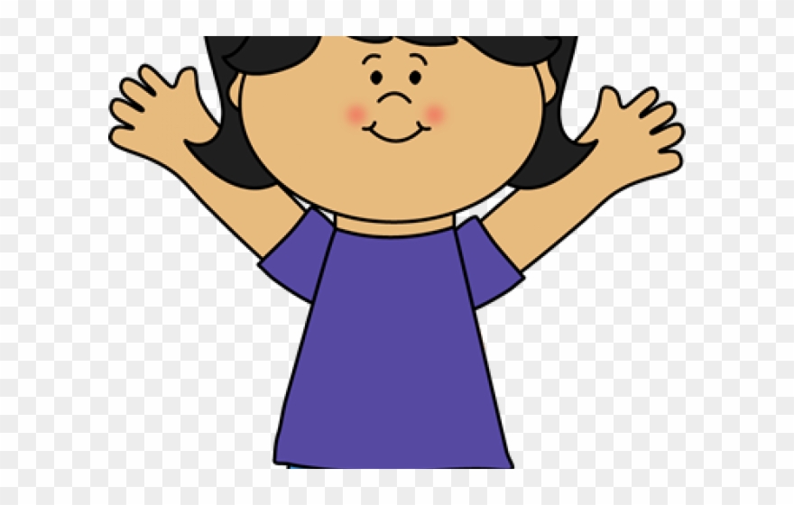 Jump Clipart Baby Girl - Girl Blowing Bubble Gum Clipart - Png Download