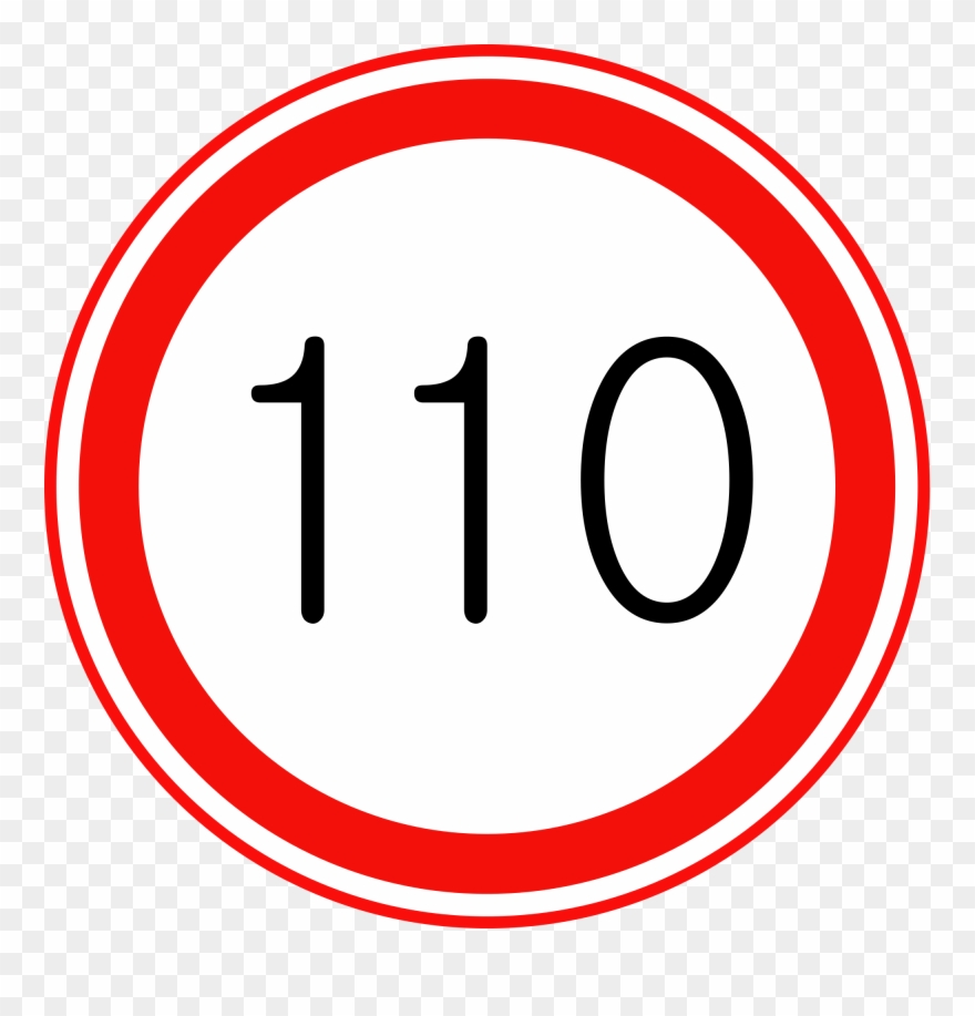 Open - Speed Limit 90 Png Clipart
