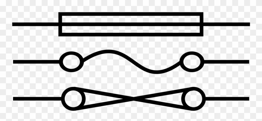 File - Fuses - Svg - Closed Switch Circuit Symbol Clipart