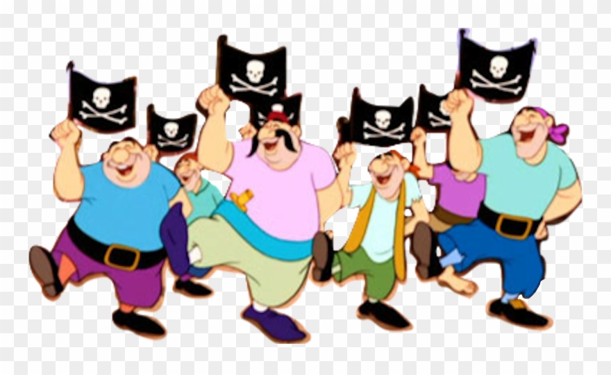 Captain Hook's Pirate Crew - Piracy Clipart