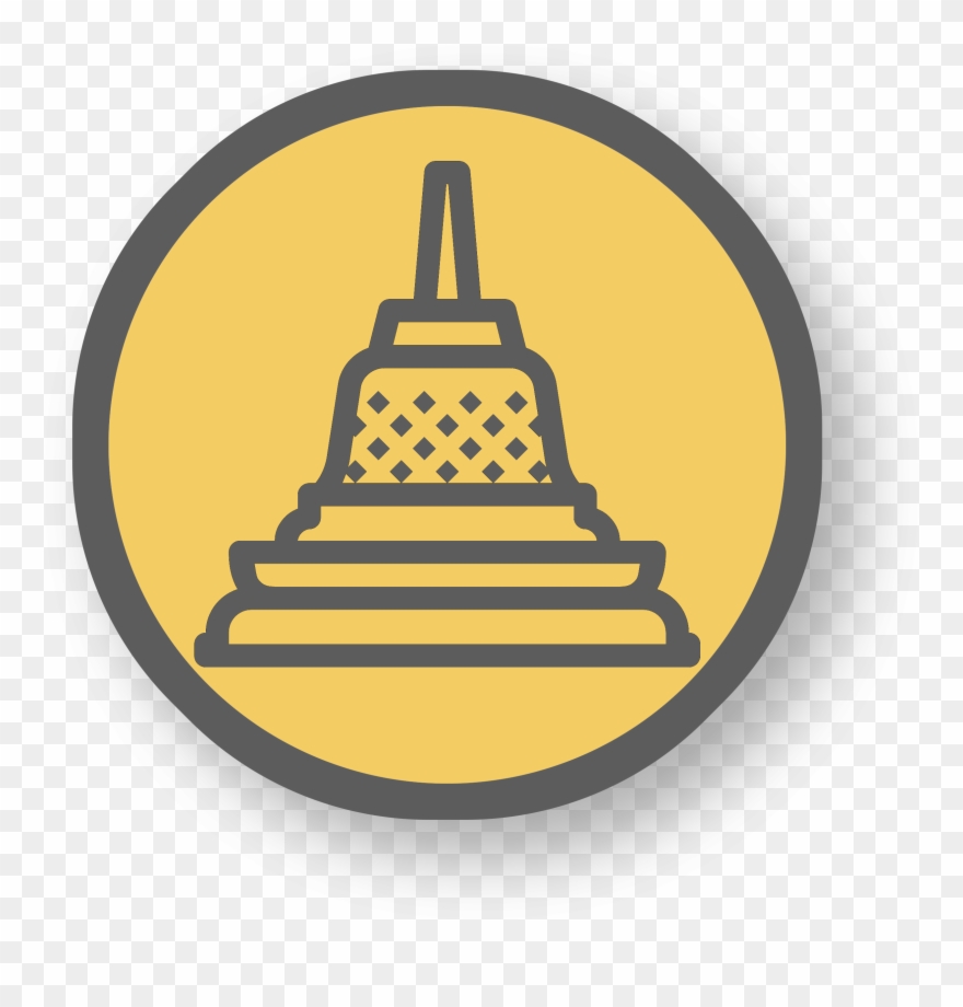 Qualité Monastère - Candi Borobudur Icon Png Clipart