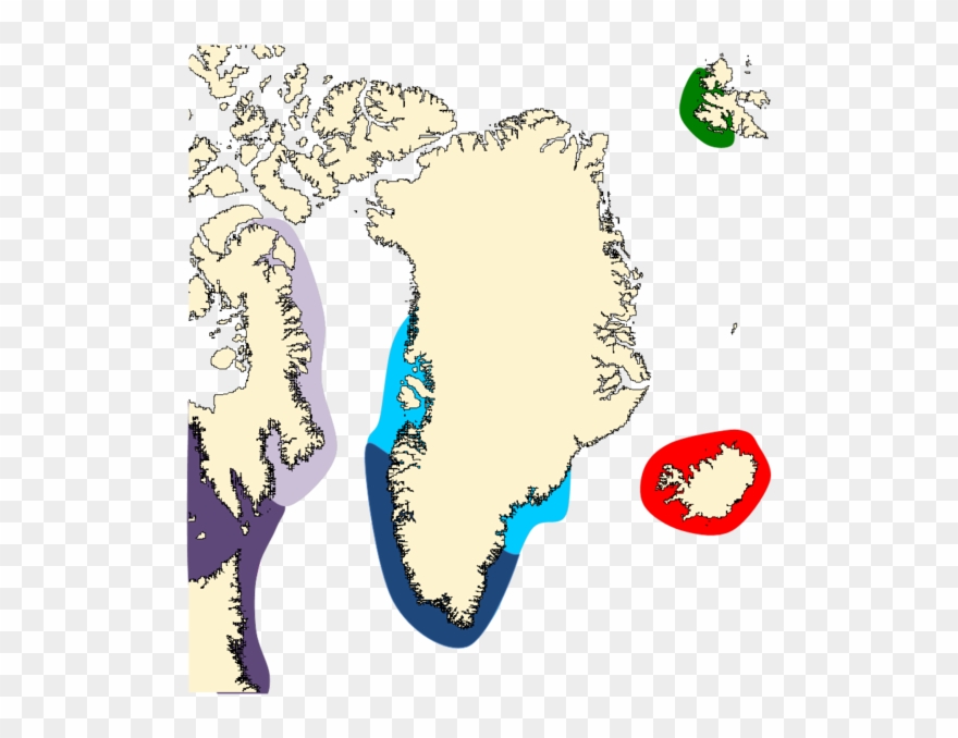 Distribution Of Common Seals In And Near Greenland - Harbor Seal Clipart