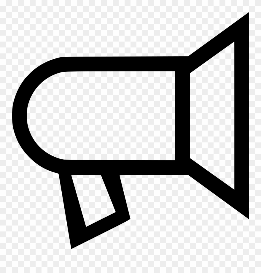 Broadcast Megaphone Comments - Communication Clipart