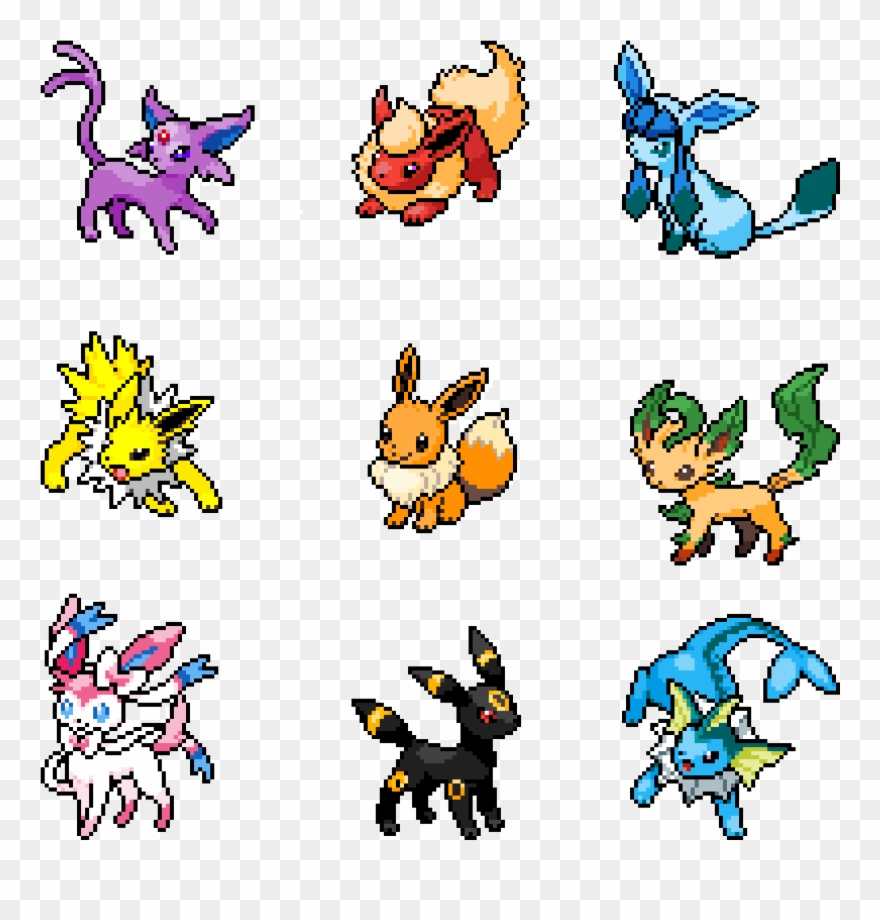 Mega Eevee Man Stage Select - Eevee Clipart