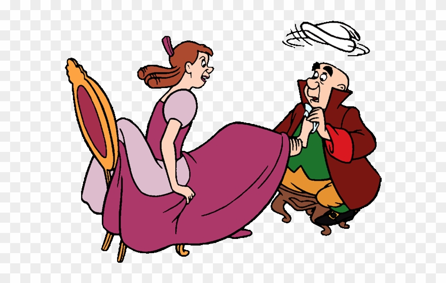 Lady Tremaine, Anastasia And Drizella Clip Art - Cinderela Calçando O Sapato - Png Download