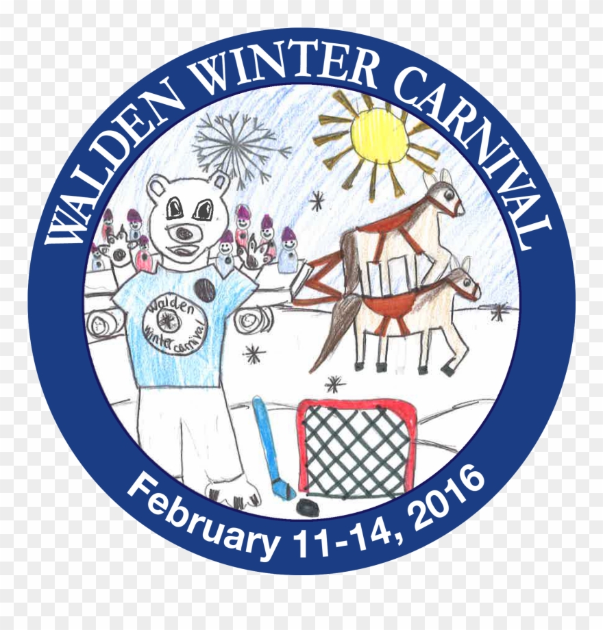 Walden Winter Carnival Button Clipart