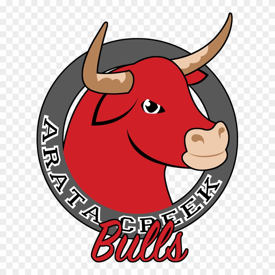 Arata Creek Bulls Mascot - Arata Creek School Clipart