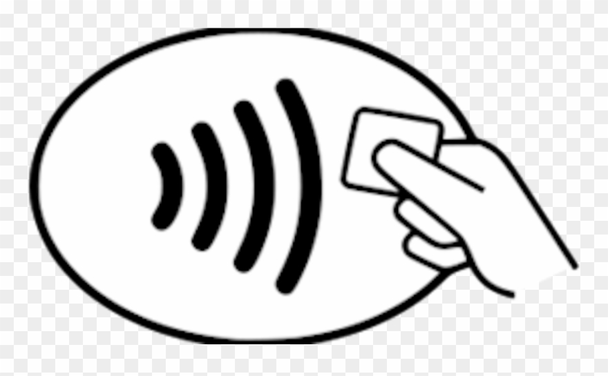 Contactless Payment Logo Vector Clipart