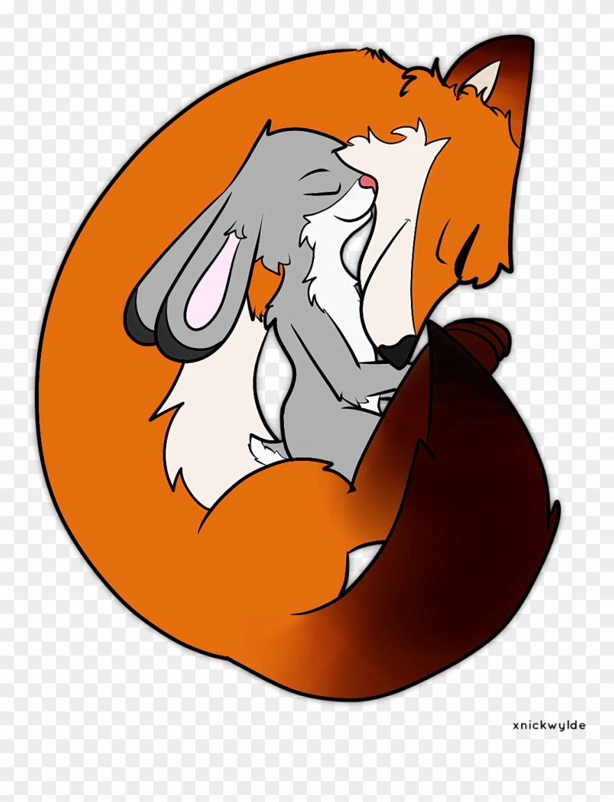 ““nick And Judy Cuddling ” Based - Nick And Judy Cuddling Clipart