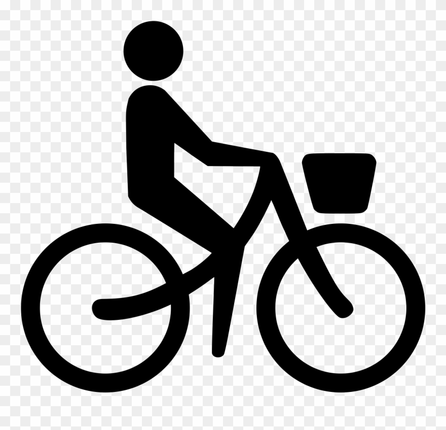 Open - Cyclist Symbol Png Clipart
