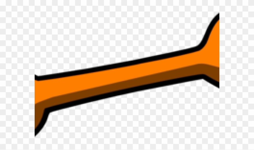 Bone Clipart Orange - Dog - Png Download