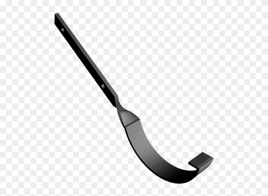 Cast Aluminium Plain Half Round Rafter Bkt-side Fix - Hurling Clipart