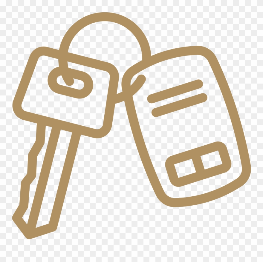 10 Rooms - Car Key Icon Clipart