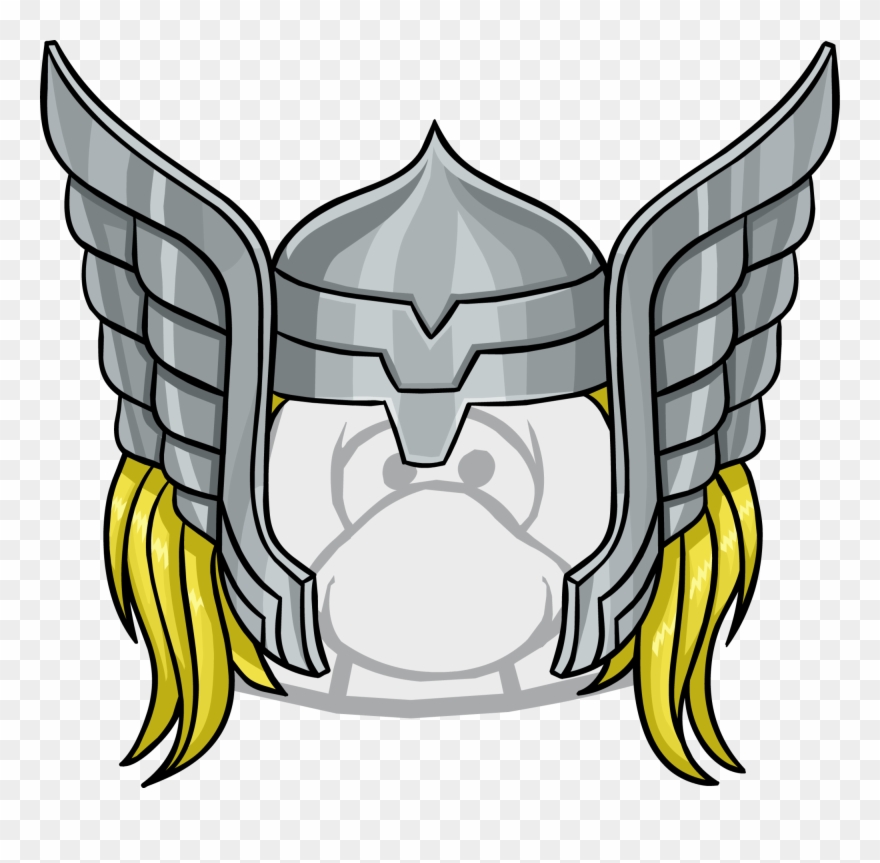 Thor Helmet Cartoon Clipart
