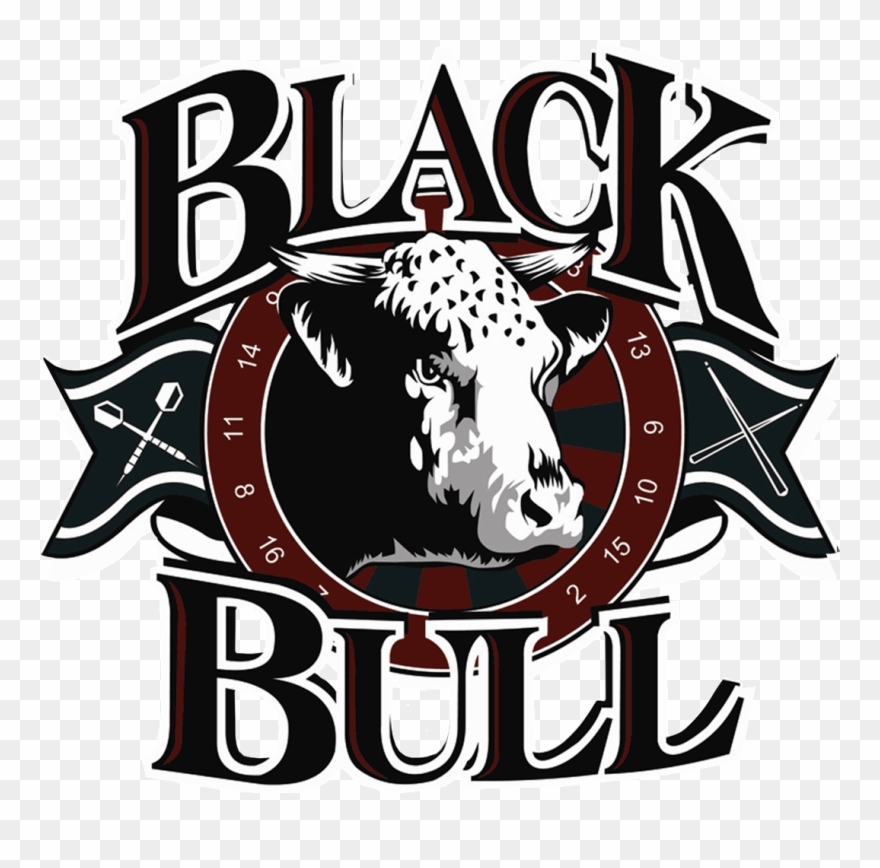 Black Bull Pub Logo - Plack Buall Clipart