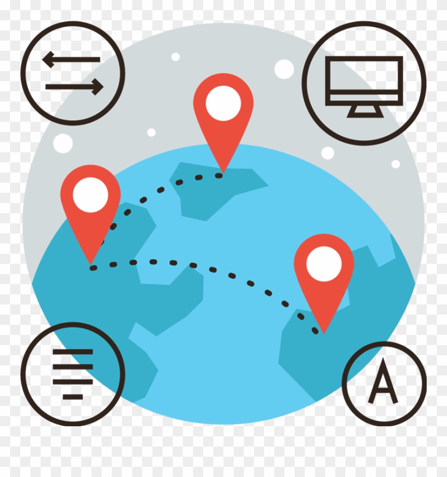 Get Instant Access To - World Communication Flat Clipart