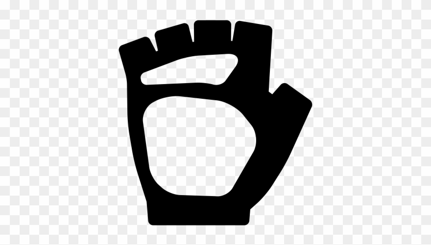 Mtb Glove Rubber Stamp - Bicycle Icons Clipart