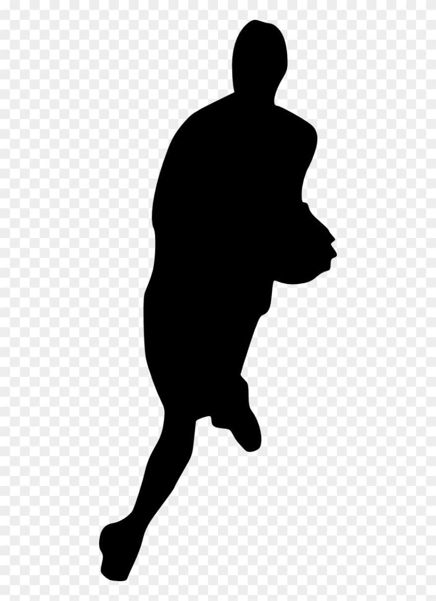 Basketball Player Silhouette Png - Portable Network Graphics Clipart