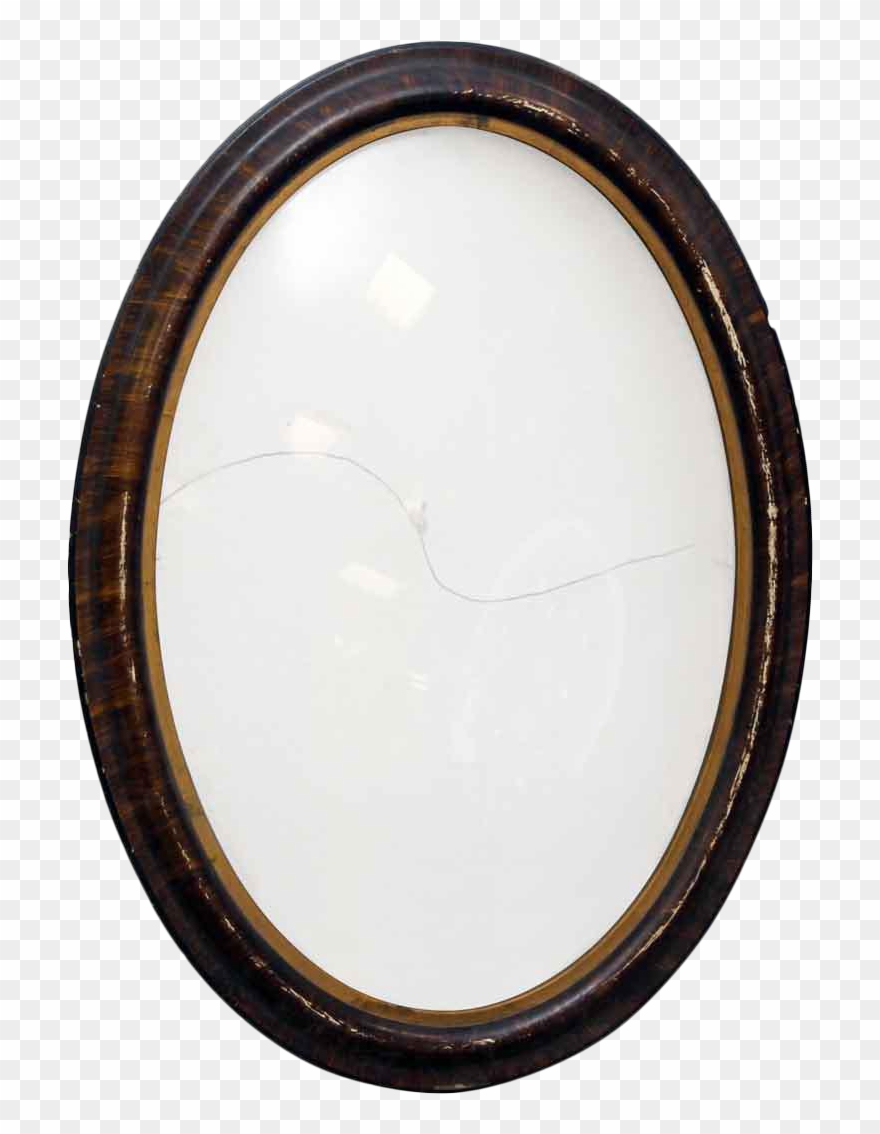 Abbyson Chandler Leather Wall Mirror Clipart