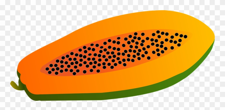 Papaya Clipart Png - มะละกอ Png Transparent Png