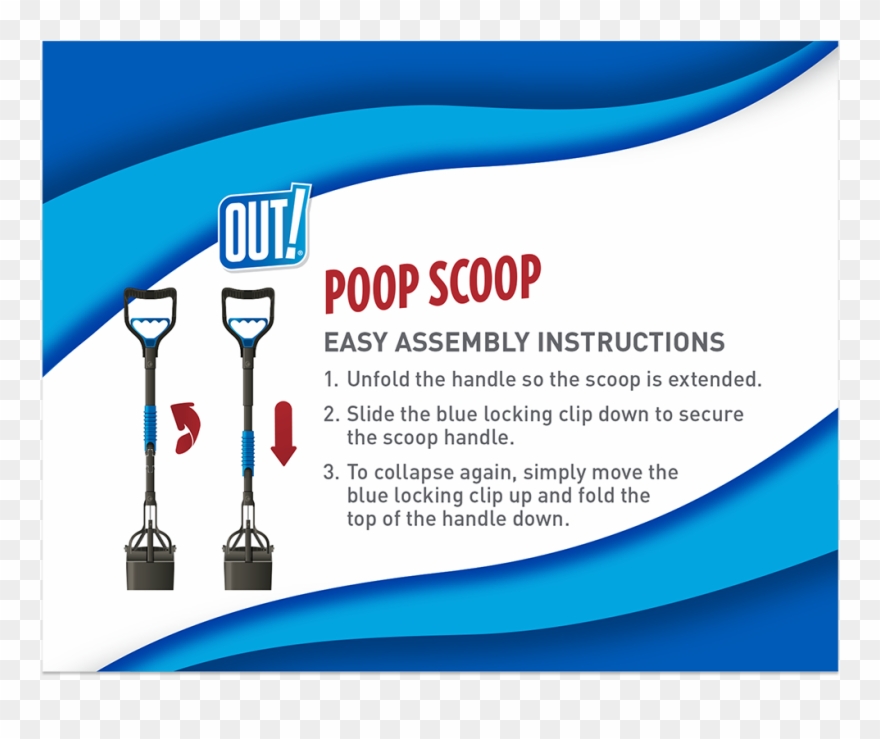 One Handed Dog Poop Scoop - Pet Clipart