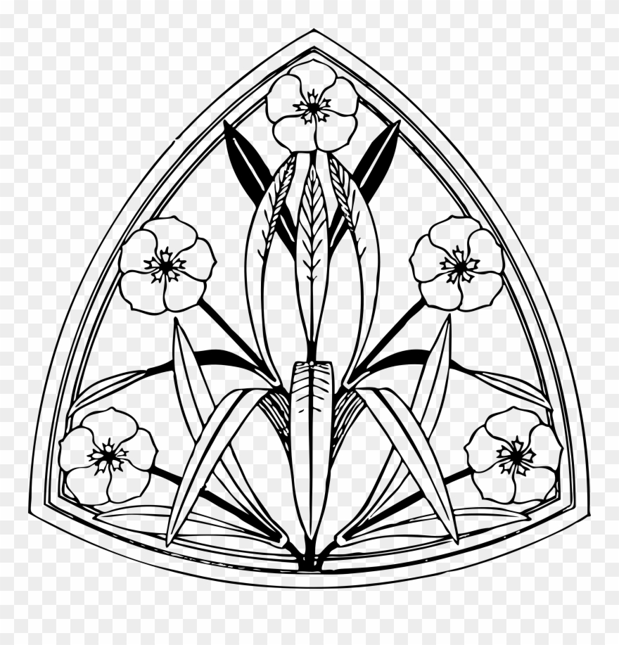 Art Nouveau Clip Art Download - Art Nouveau Line Art - Png Download