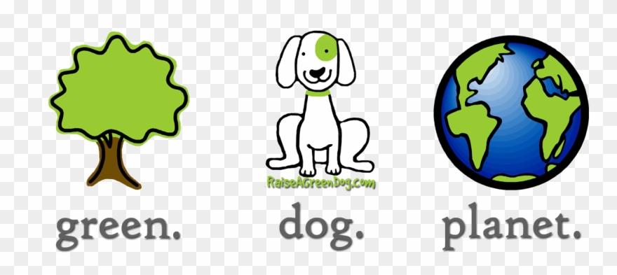 To Help The Environment And Your Dog On Earth Day - Cartoon Clipart