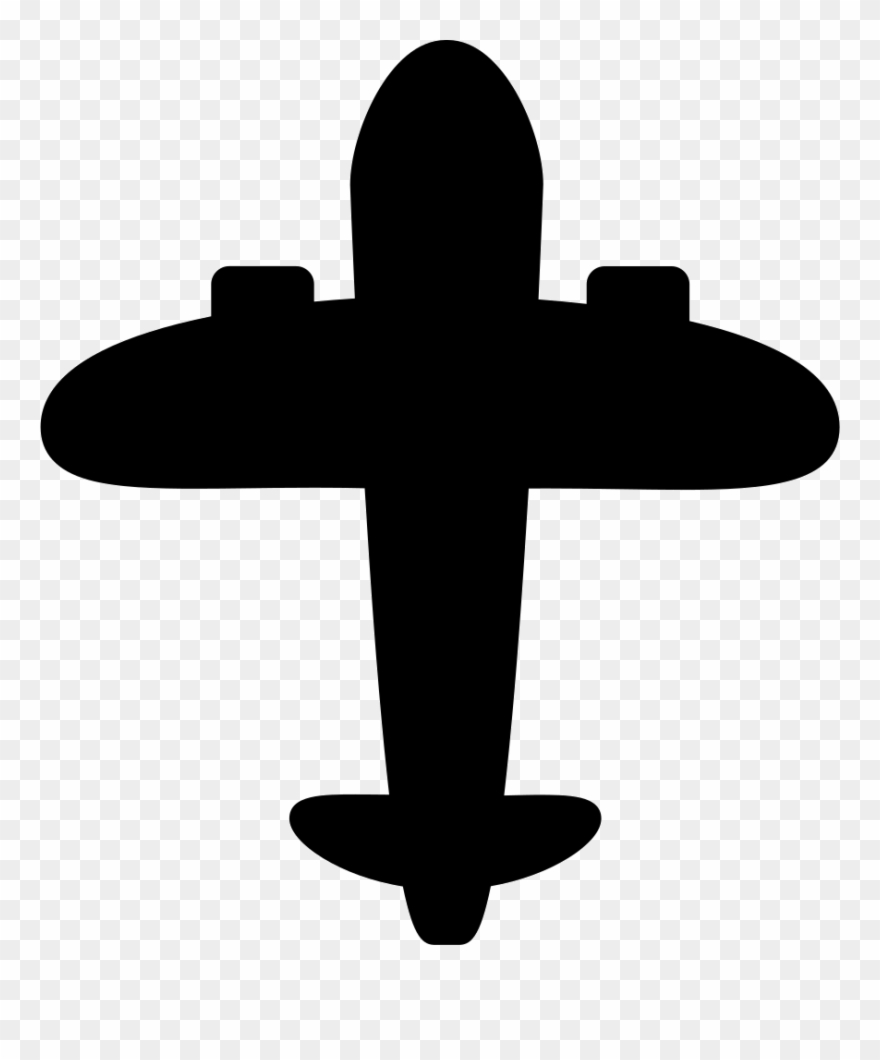 Vintage Airplane Comments - Cross Vector Clipart