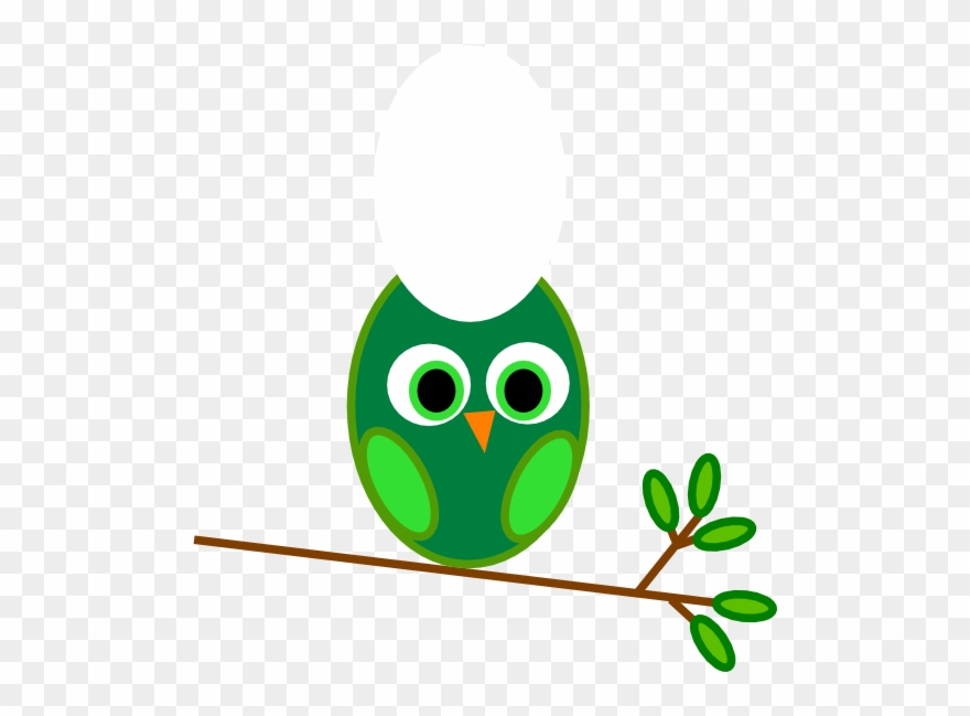 Green And Pink Pregnant Silhouette Clipart - Owl Clip Art - Png Download