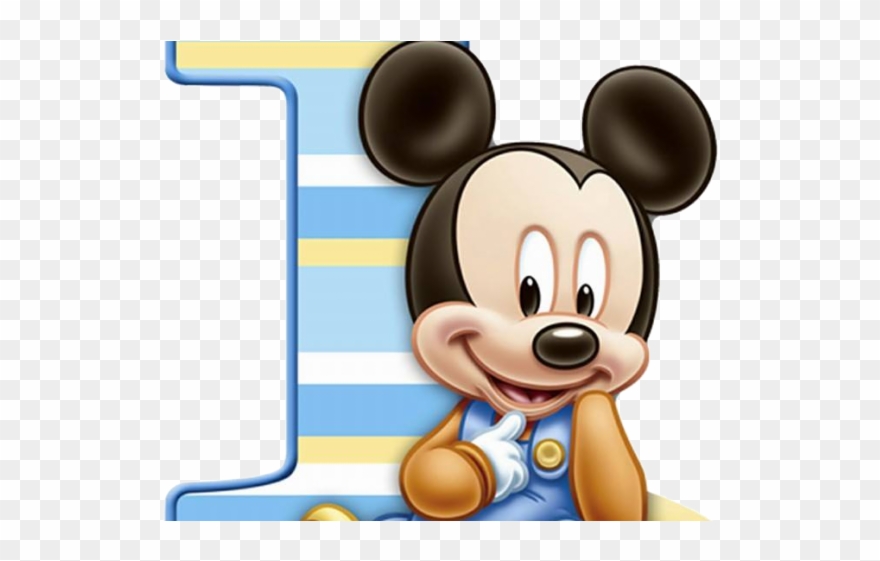 Mickey Mouse Clipart 1st - Birthday Mickey Mouse - Png Download