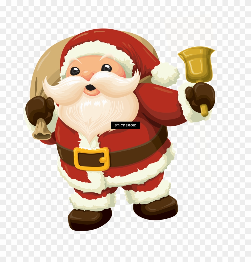 Santa Claus Holidays - Wall Tapestry Wall Decor Christmas Gift Santa Claus Clipart
