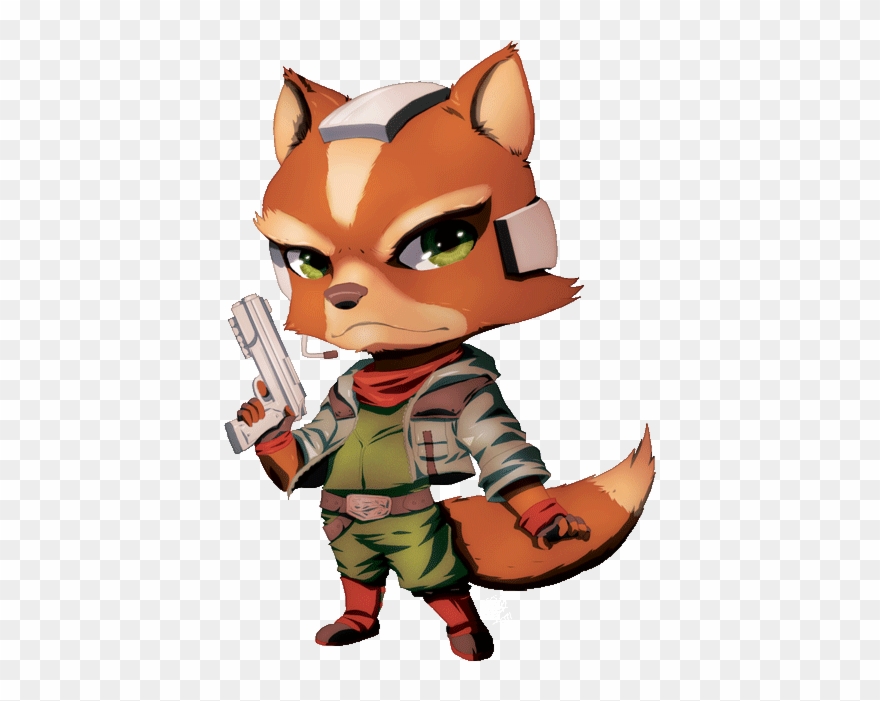 Star Fox Good Luck Ht,ff Gif - Fox Star Fox Chibi Clipart