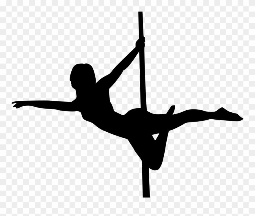 Pole Png Transparent Onlygfx Com Resolution - Pole Dancer Silhouette Png Clipart