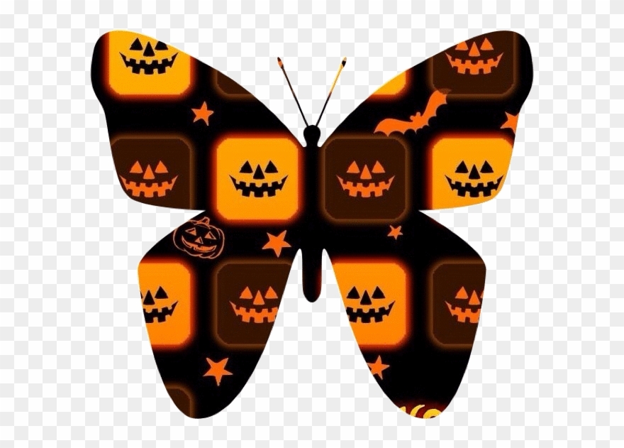 The Community For Graphics Enthusiasts Clip Library - Halloween Butterfly Clipart - Png Download