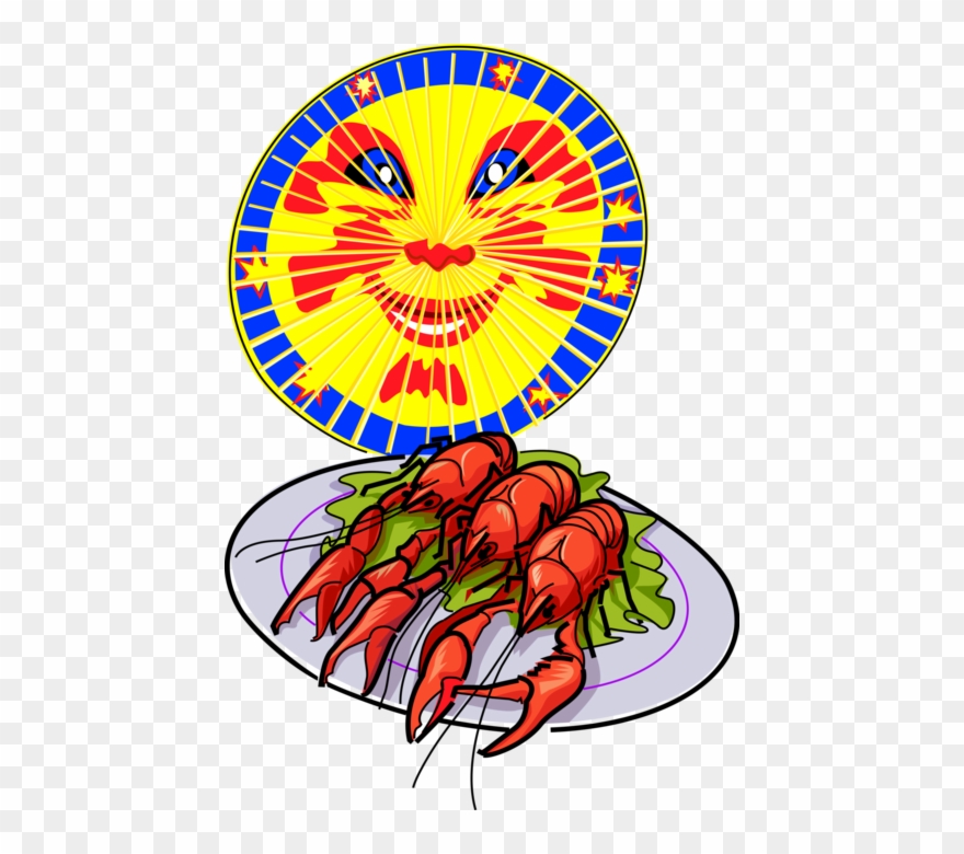 Vector Illustration Of Scandinavian Heritage Swedish - Kräftskiva Png Clipart